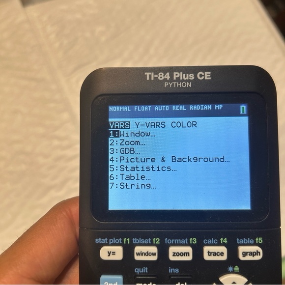 Texas Instruments TI-84 Plus CE Python Graphing Calculator w Cable Black Tested - Picture 10 of 11